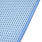 Close-up of waffle weave microfiber texture for superior absorbency